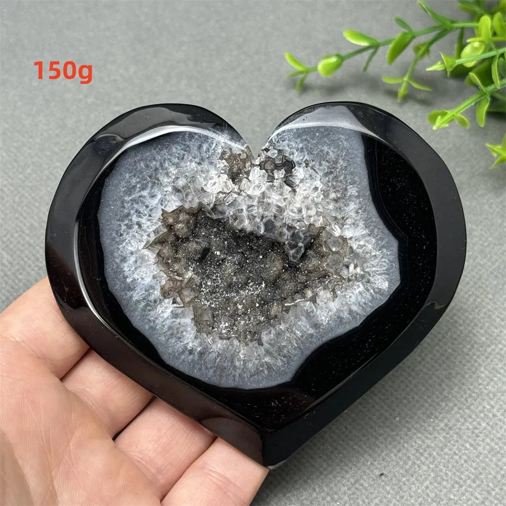 Black Agate Geode