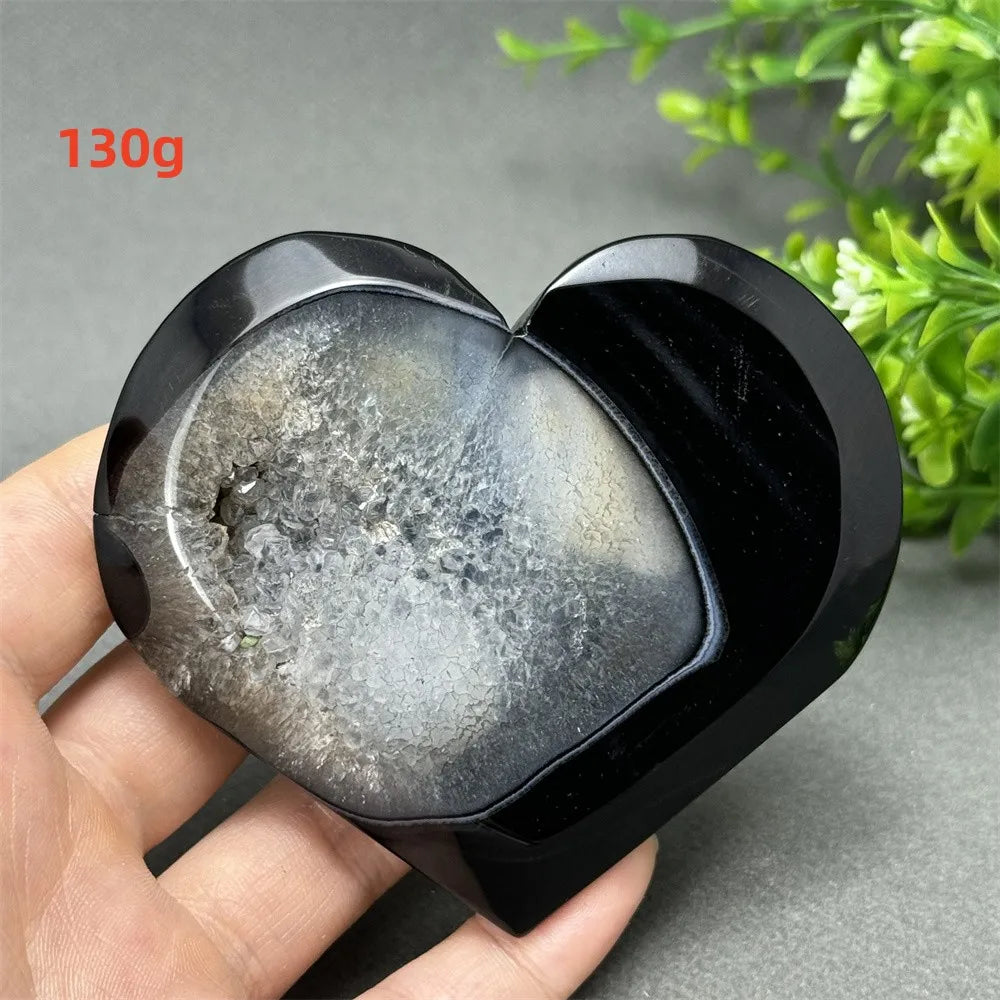 Black Agate Geode