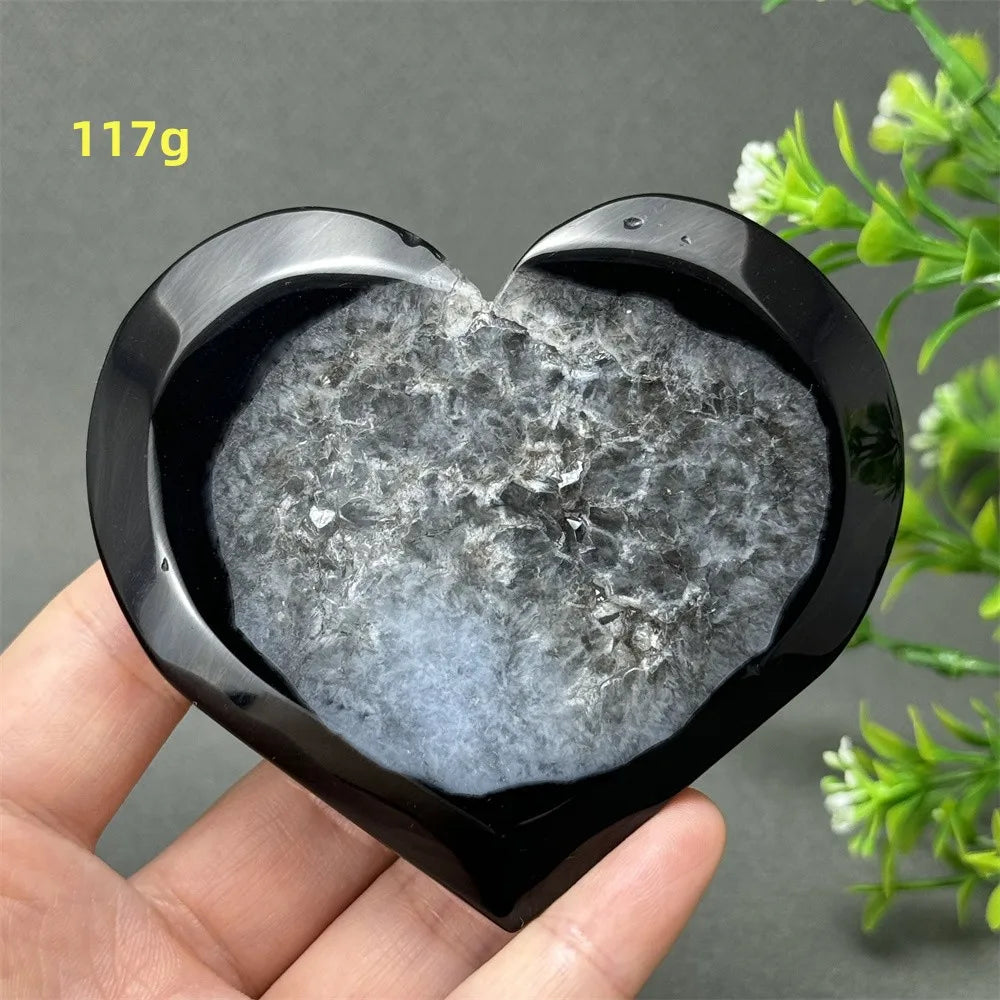 Black Agate Geode