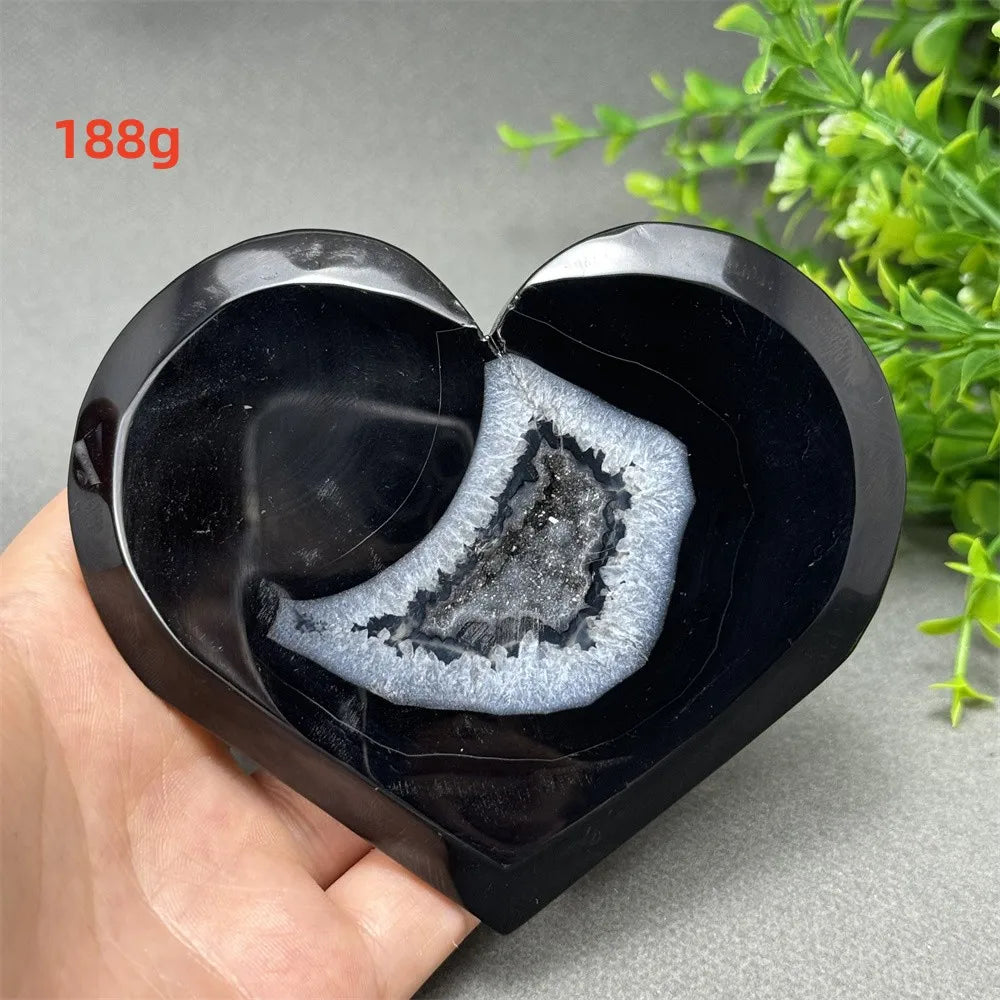 Black Agate Geode