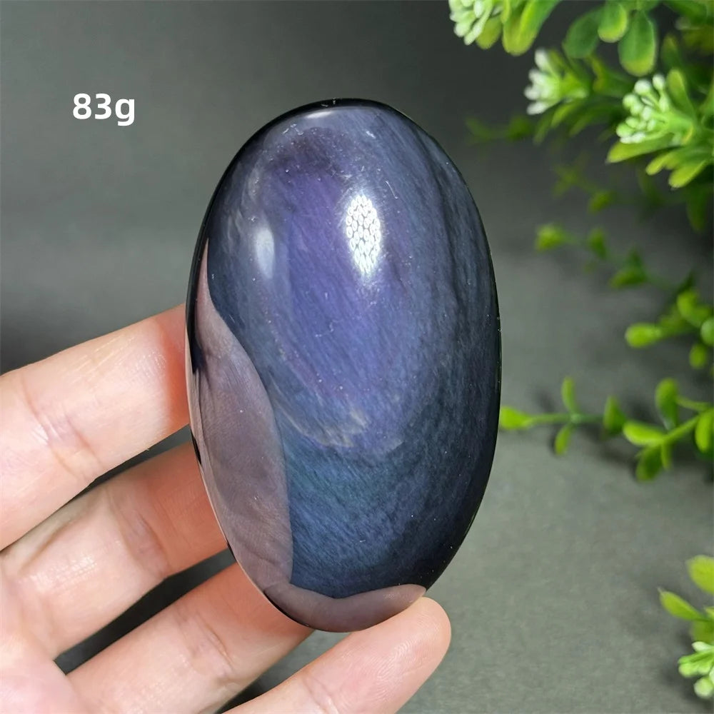 Rainbow Obsidian Palm Stone