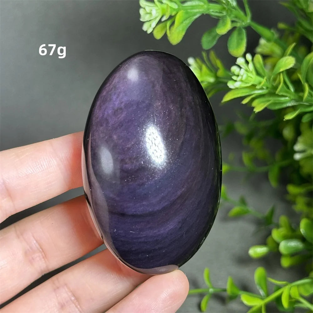 Rainbow Obsidian Palm Stone