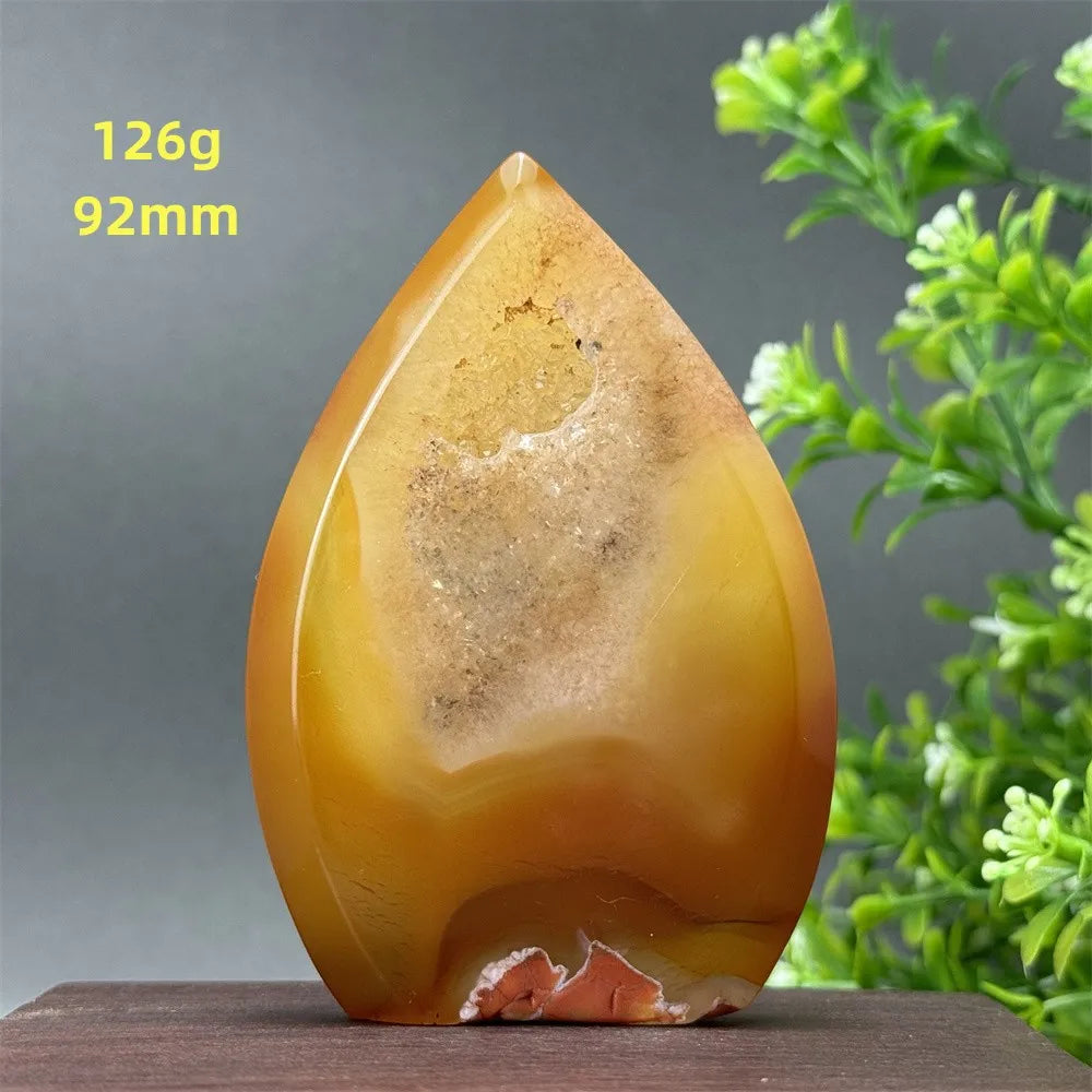 Red Aagate Geode Free-Form