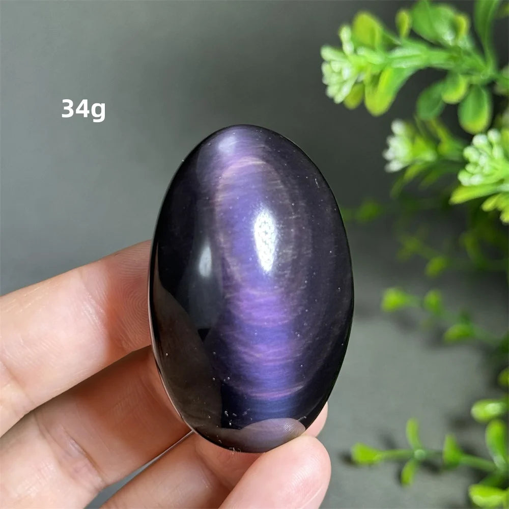 Rainbow Obsidian Palm Stone