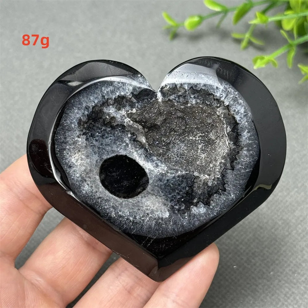Black Agate Geode