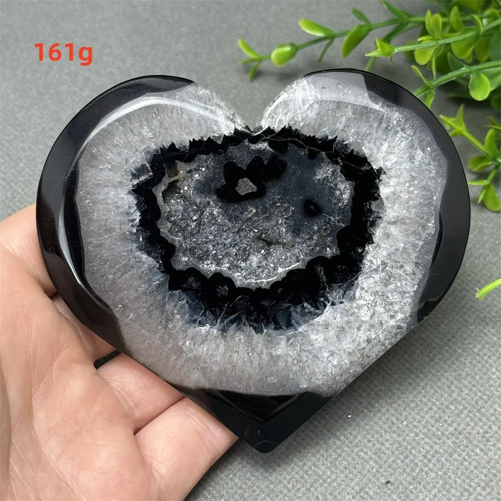 Black Agate Geode