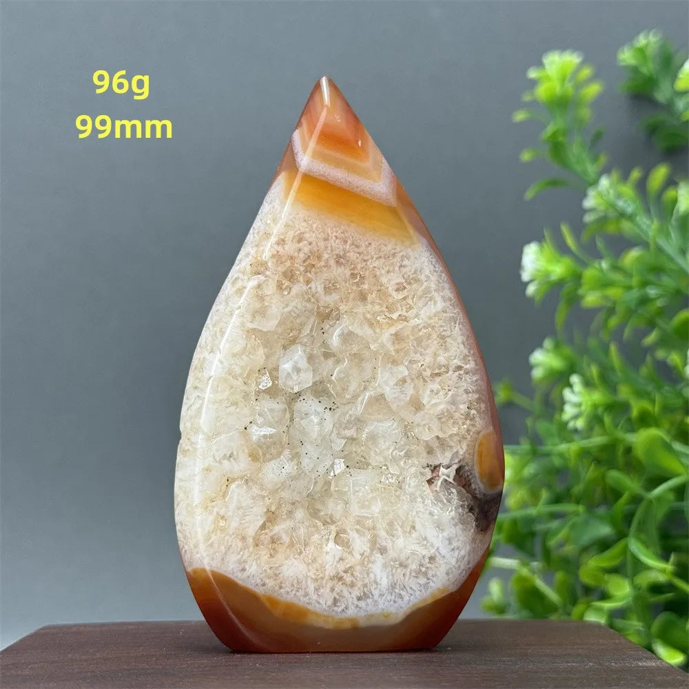 Red Aagate Geode Free-Form