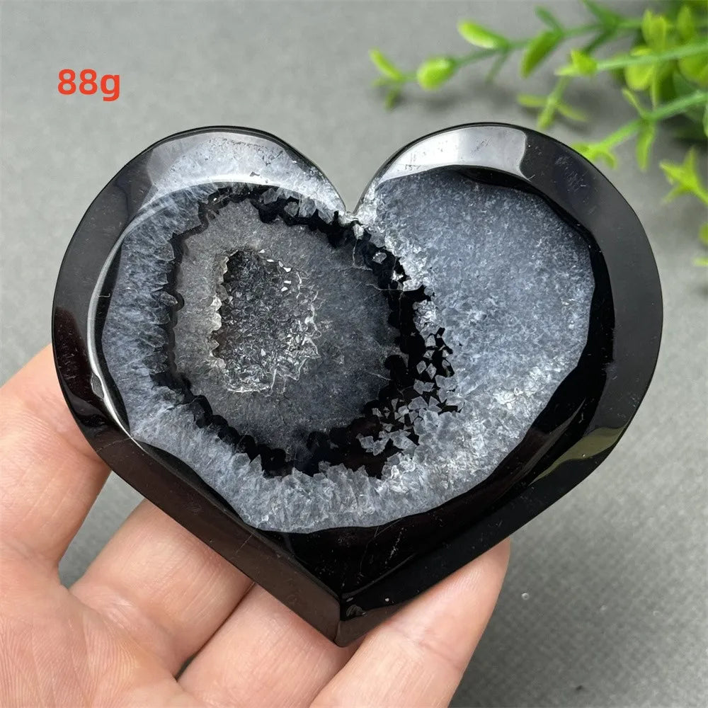 Black Agate Geode