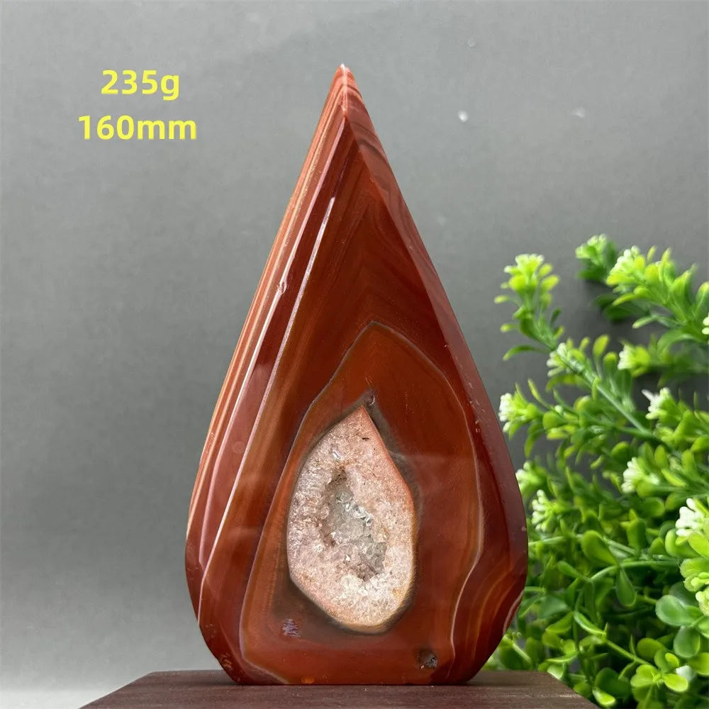 Red Aagate Geode Free-Form