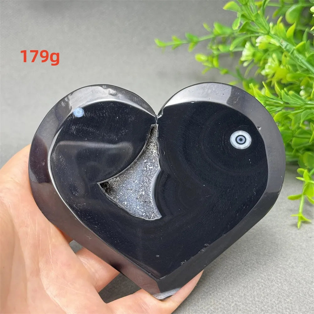 Black Agate Geode