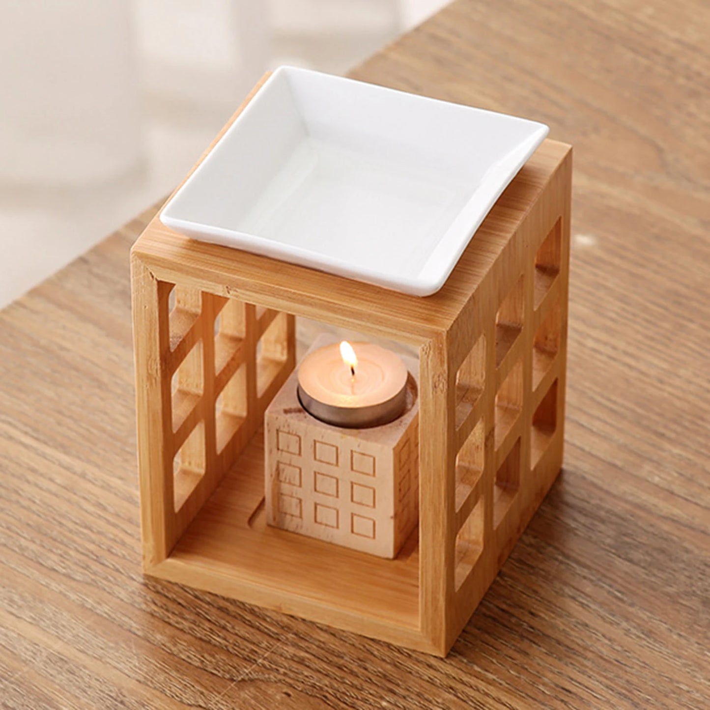Ceramic Essential Oil Burner Modern Wax Melt Warmer