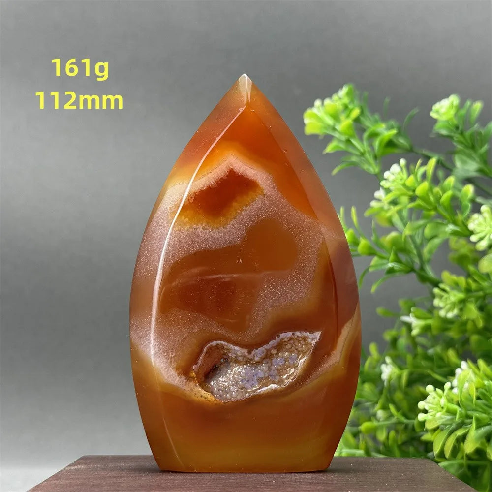 Red Aagate Geode Free-Form