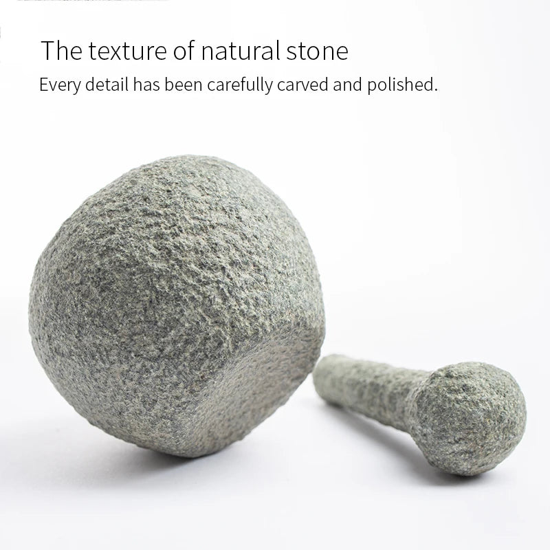 Stone Mortar and Pestle for Spices Herbs Mini 7cm