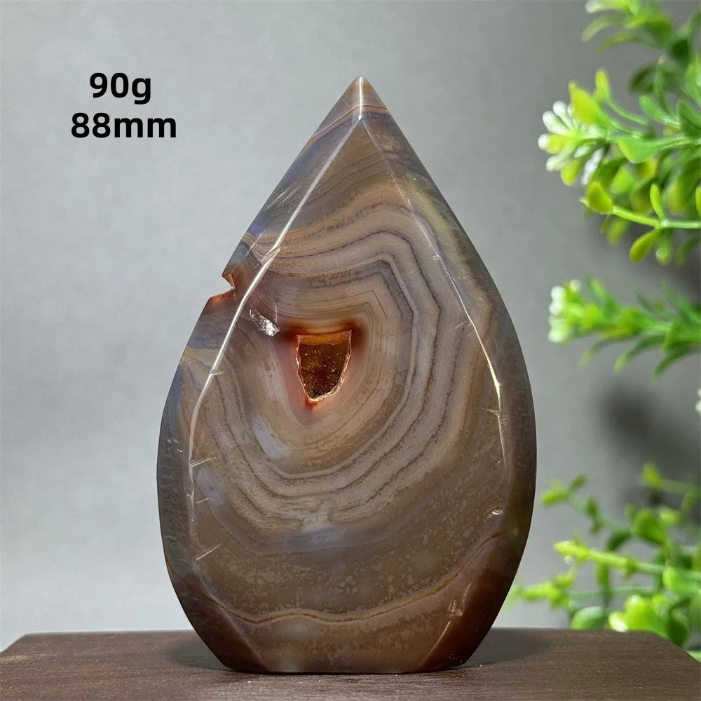 Red Aagate Geode Free-Form