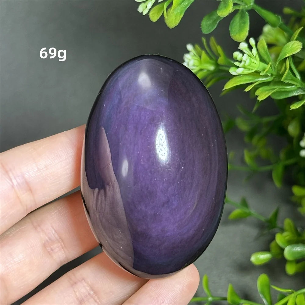 Rainbow Obsidian Palm Stone