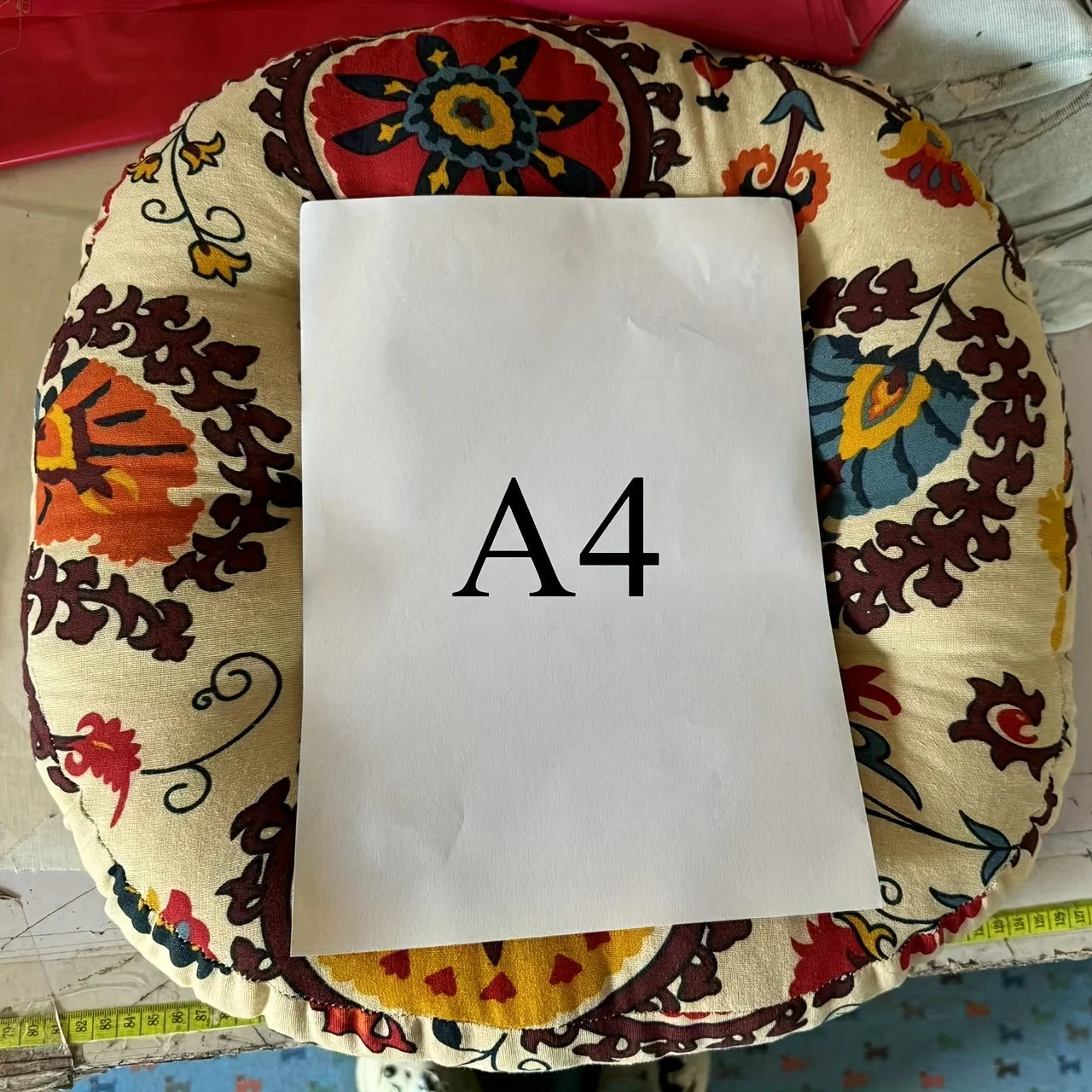 Patterned Meditation Pillow
