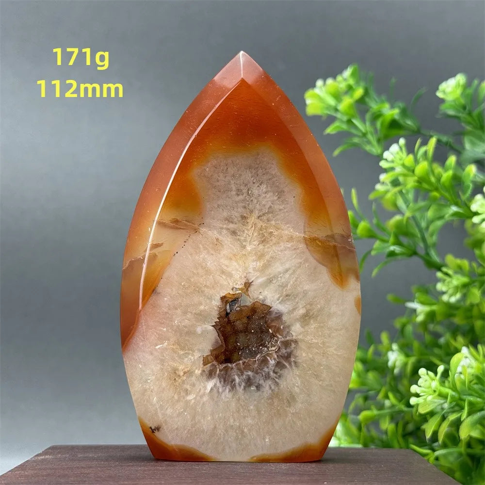 Red Aagate Geode Free-Form