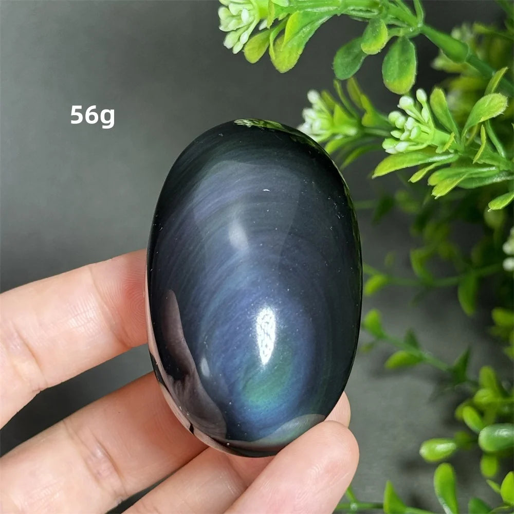 Rainbow Obsidian Palm Stone