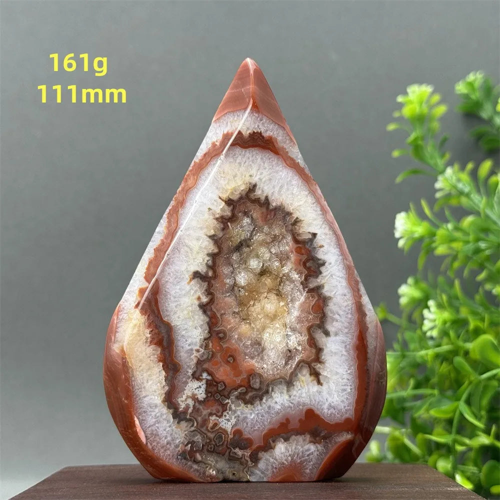 Red Aagate Geode Free-Form