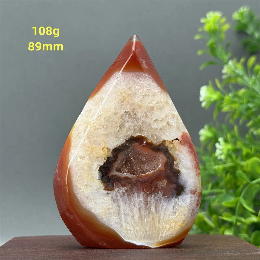 Red Aagate Geode Free-Form