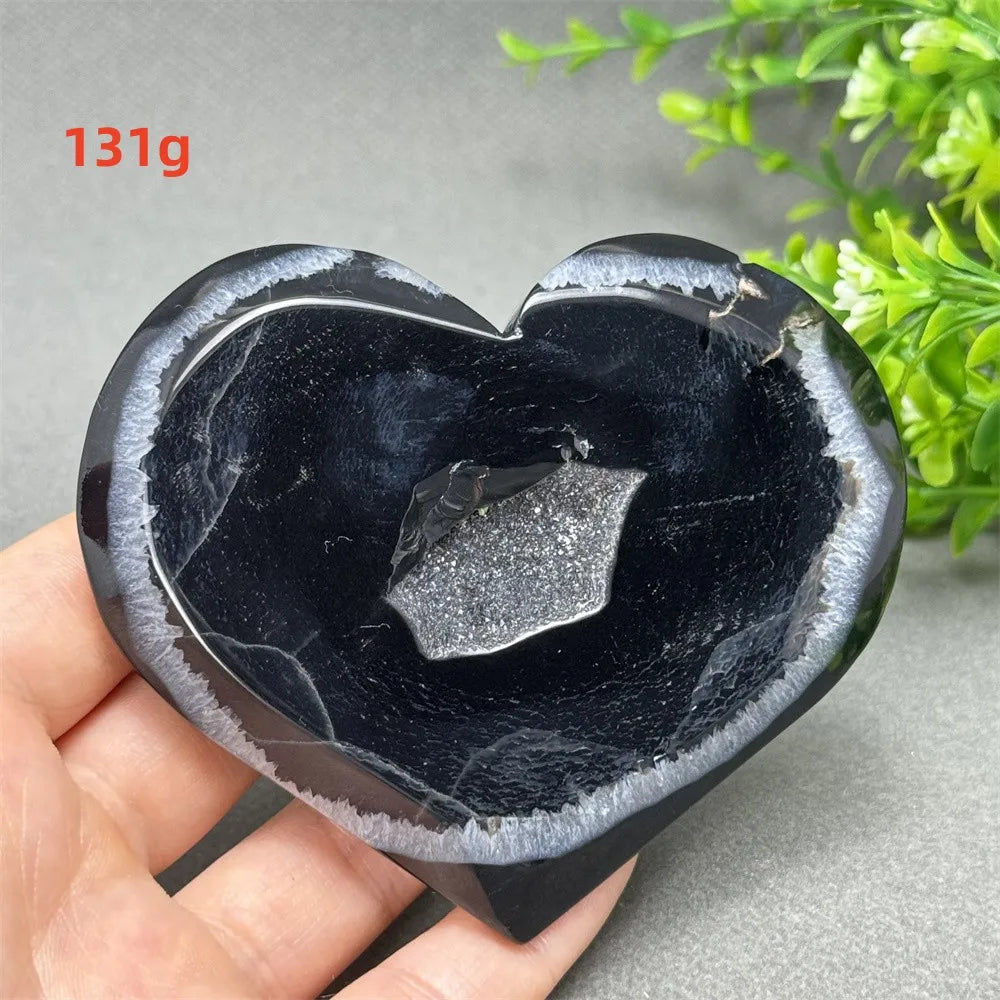 Black Agate Geode