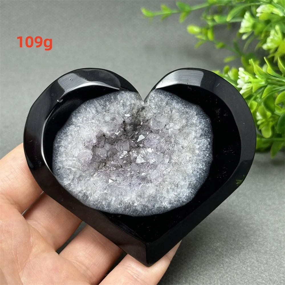 Black Agate Geode