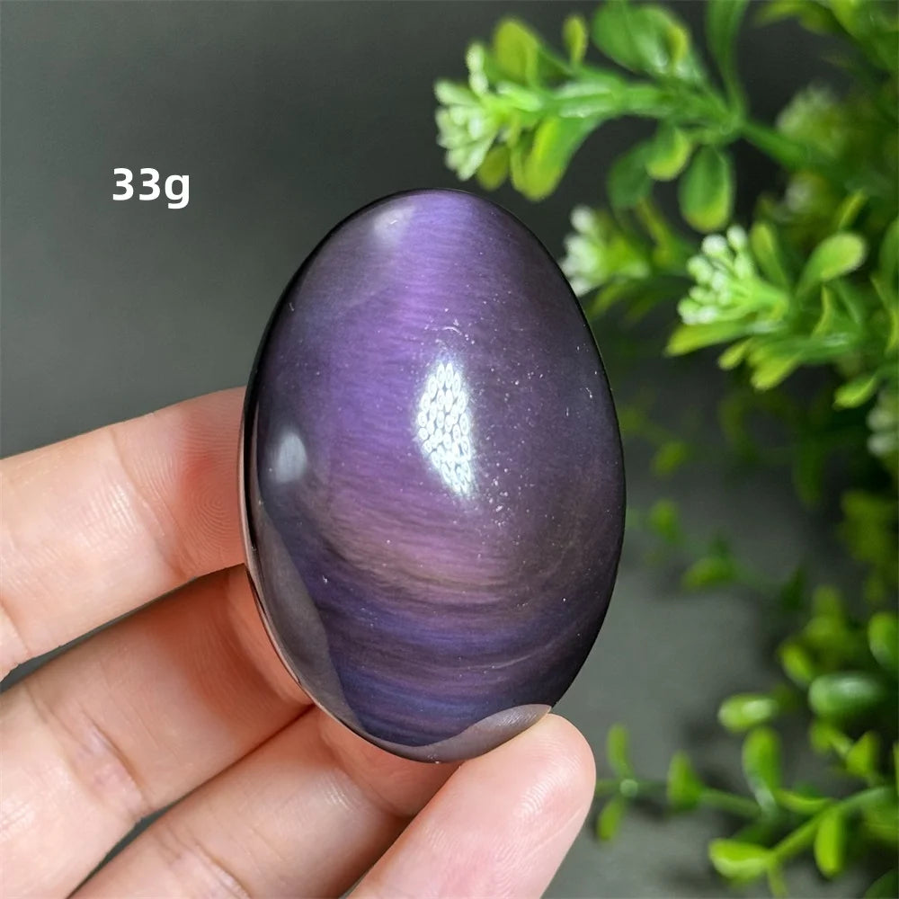 Rainbow Obsidian Palm Stone
