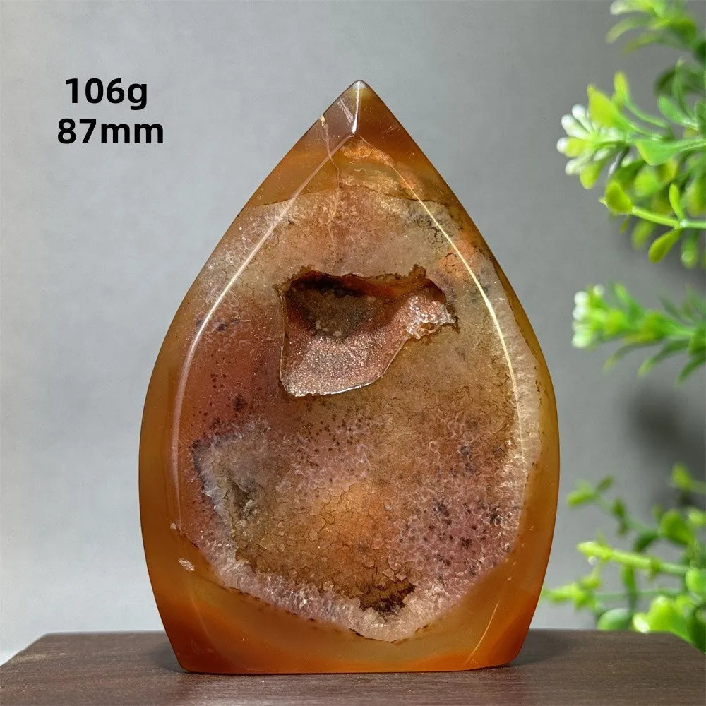 Red Aagate Geode Free-Form