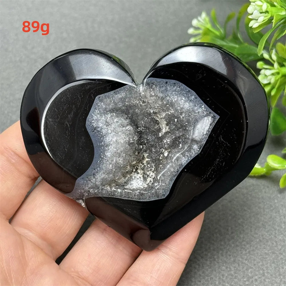 Black Agate Geode