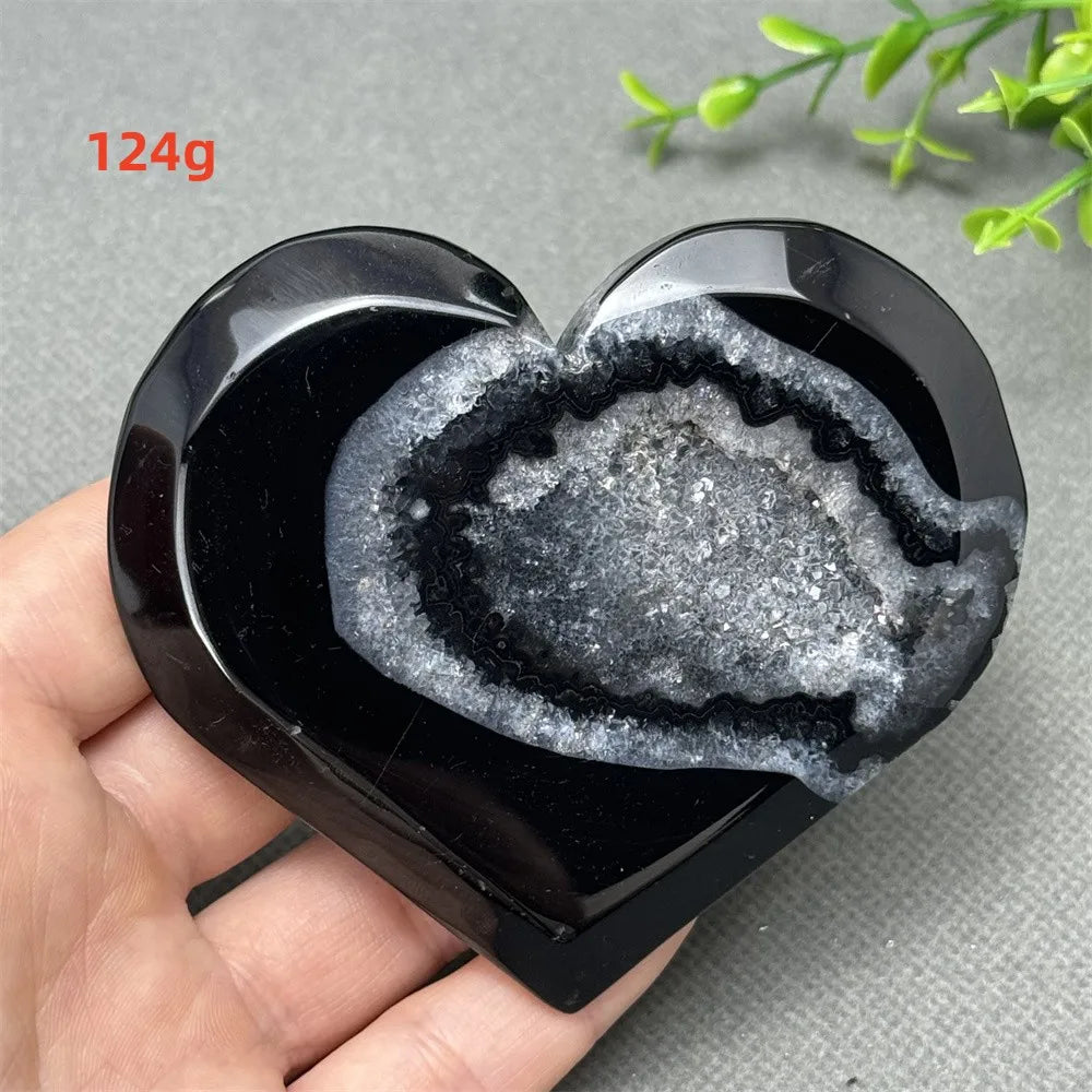 Black Agate Geode
