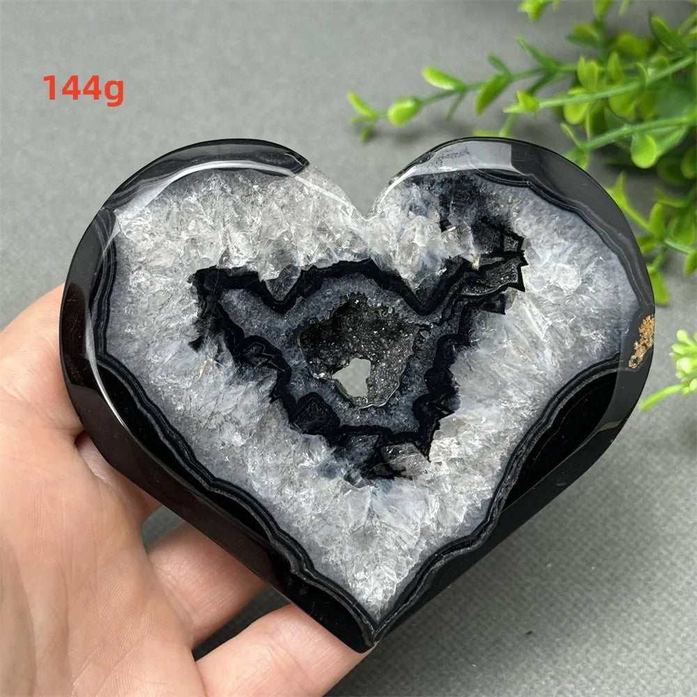 Black Agate Geode