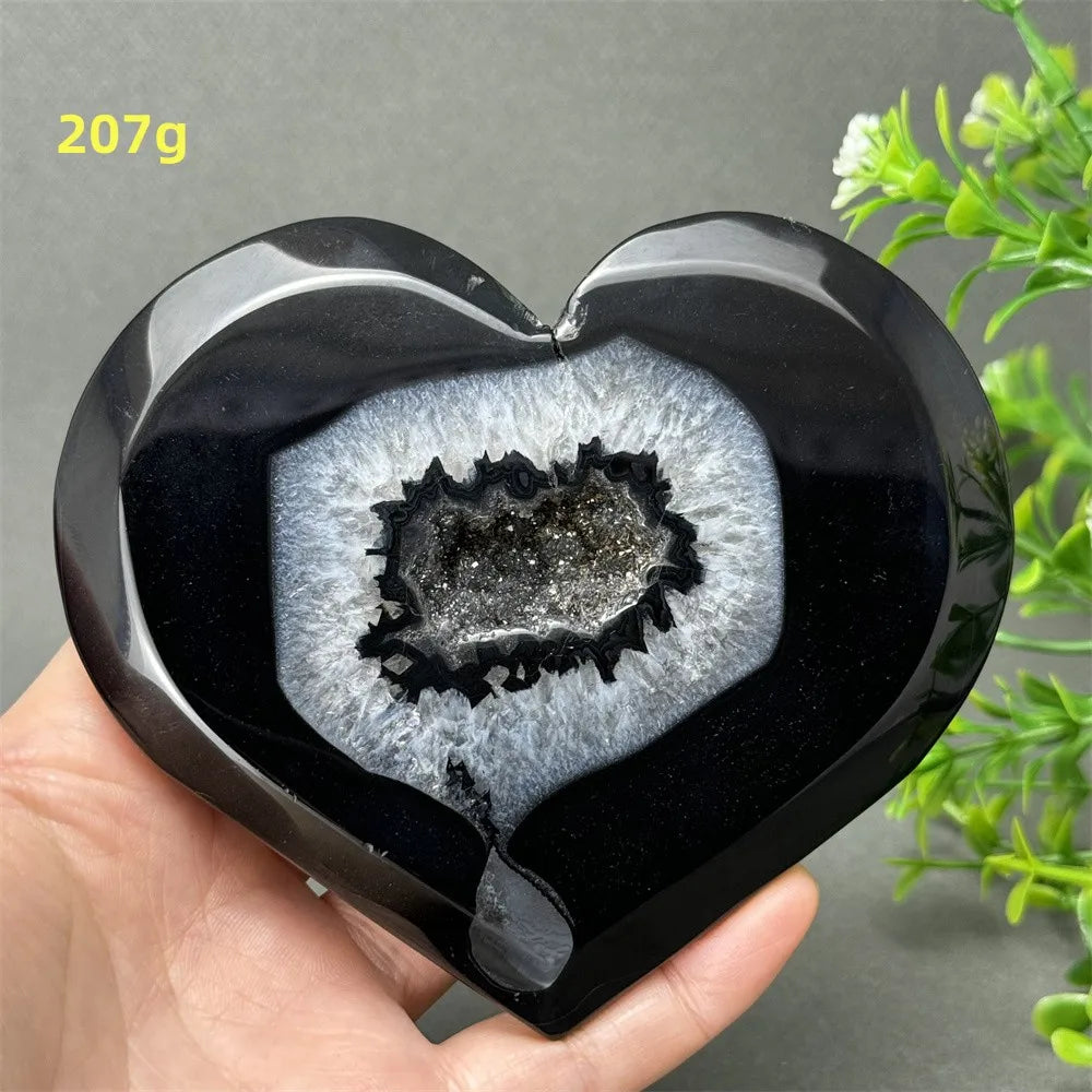 Black Agate Geode