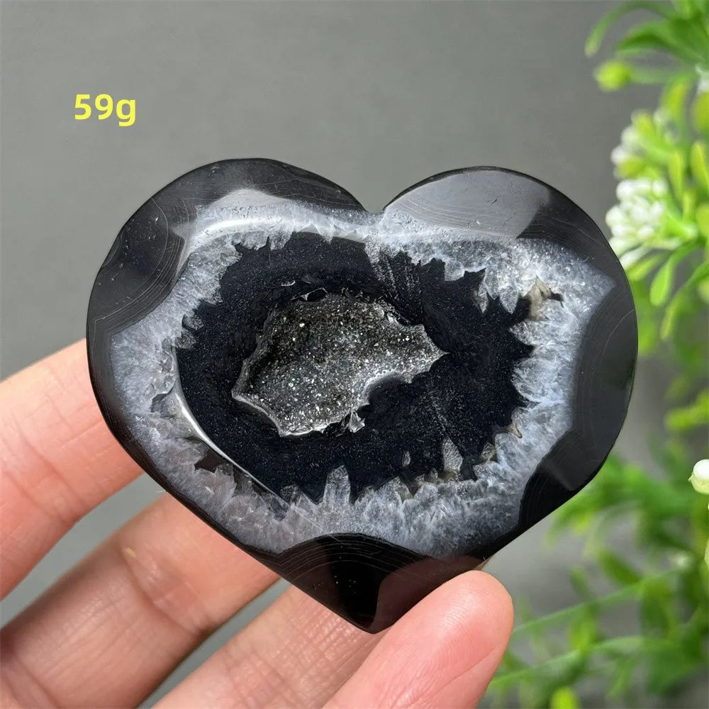 Black Agate Geode