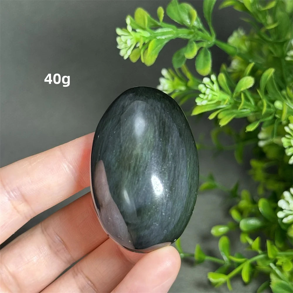 Rainbow Obsidian Palm Stone