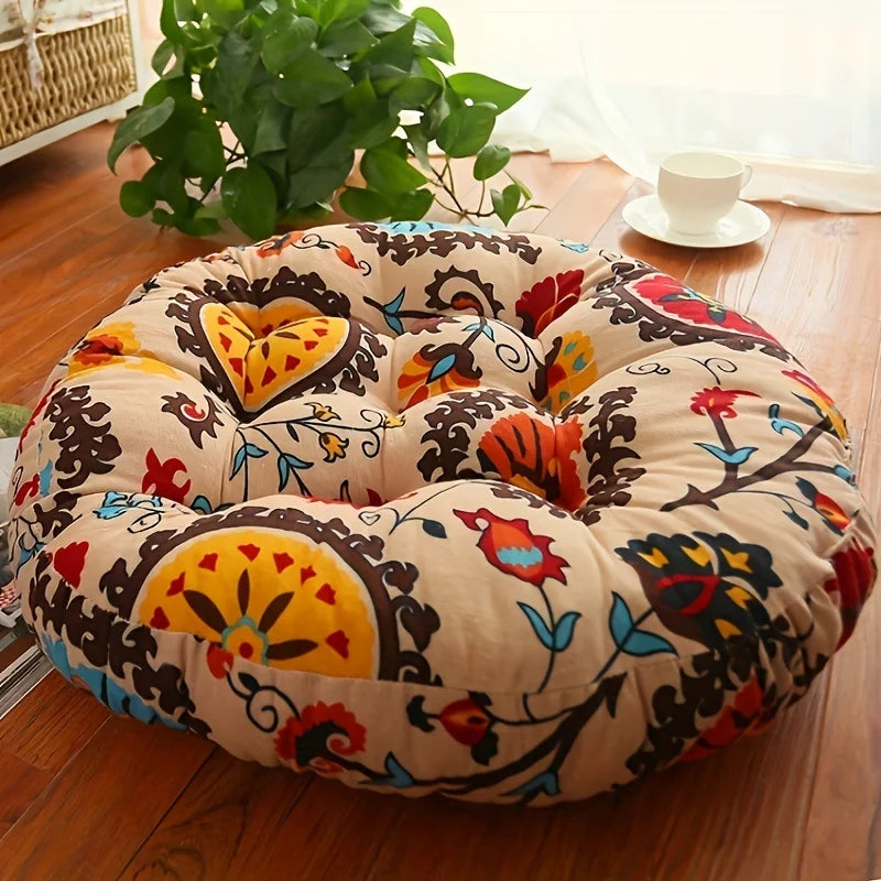 Patterned Meditation Pillow