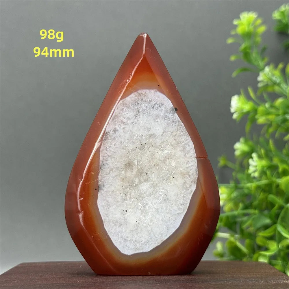 Red Aagate Geode Free-Form