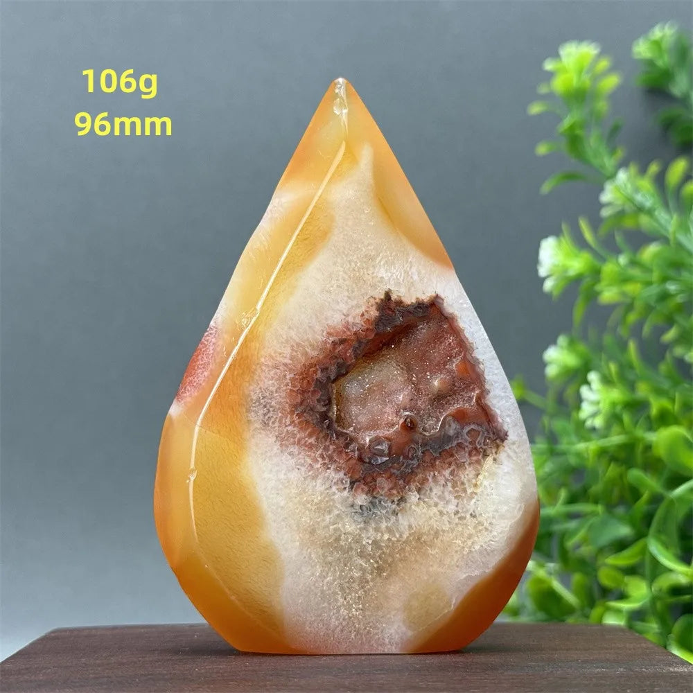 Red Aagate Geode Free-Form