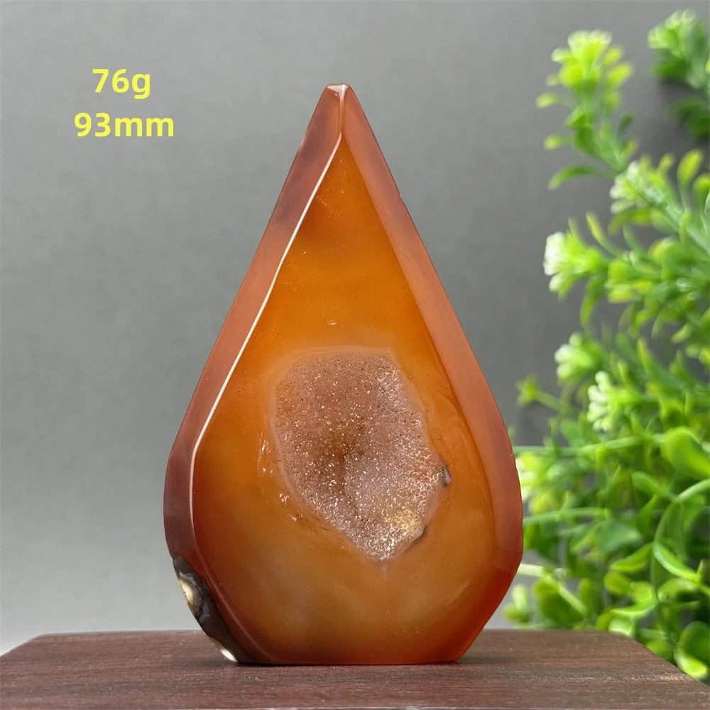 Red Aagate Geode Free-Form