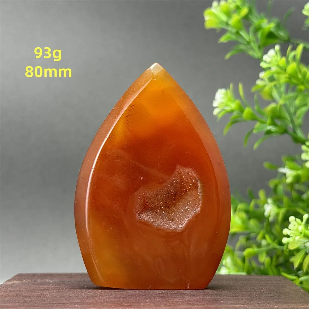 Red Aagate Geode Free-Form