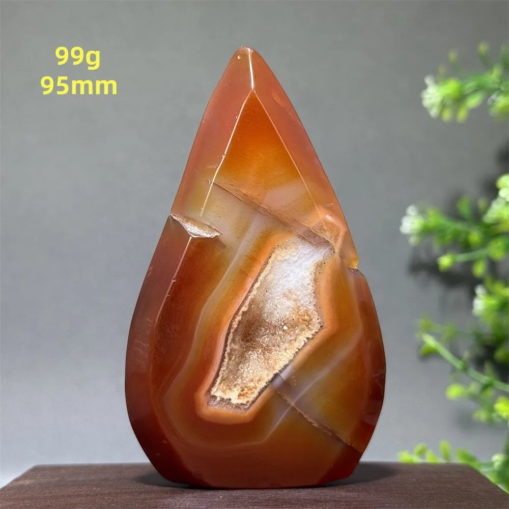 Red Aagate Geode Free-Form