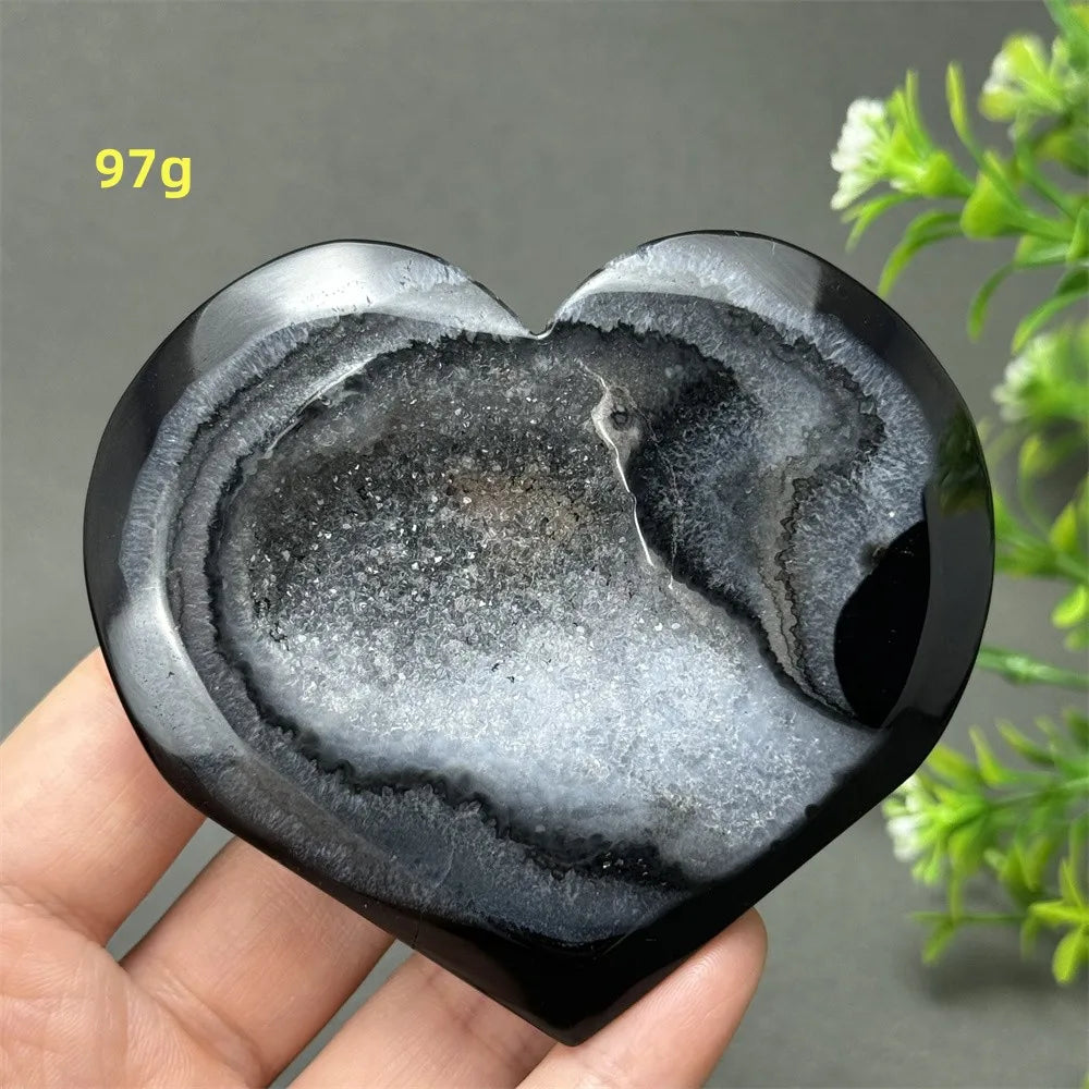 Black Agate Geode