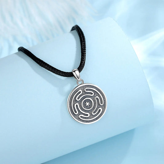 Eudora 925 Sterling Silver Hekate Wheel Necklace